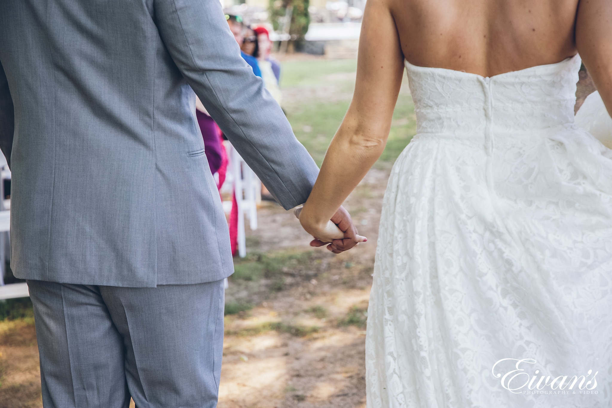 man and woman holding hands