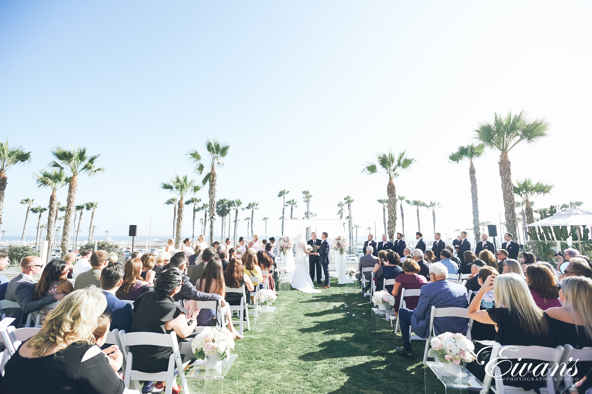 ceremony outside by a beach