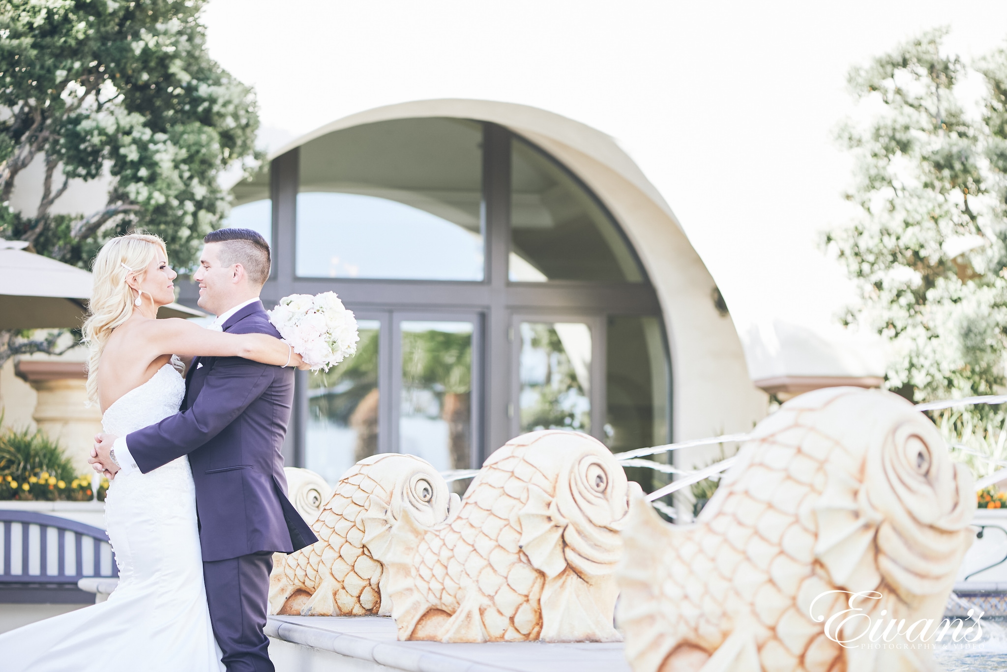 married man and woman hugging outside in the daytime