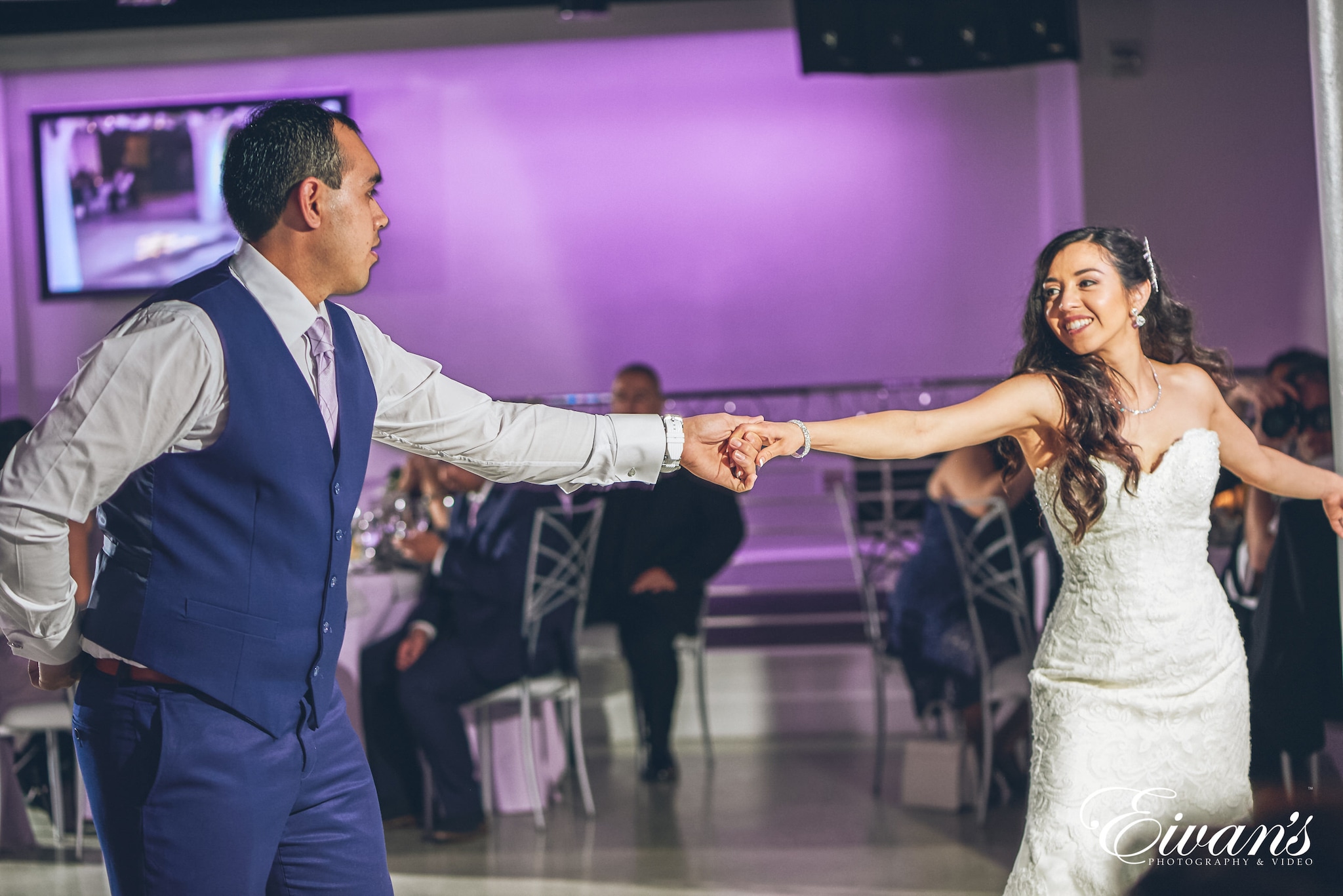 man and woman dancing