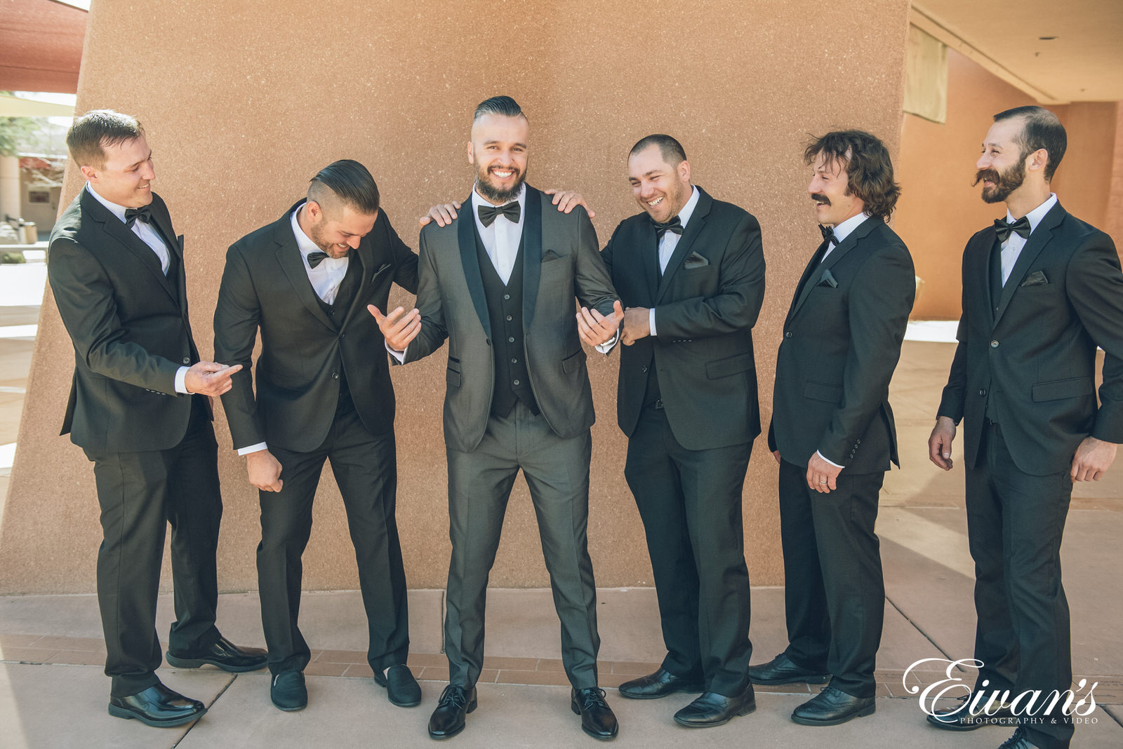 groom and his groomsmen