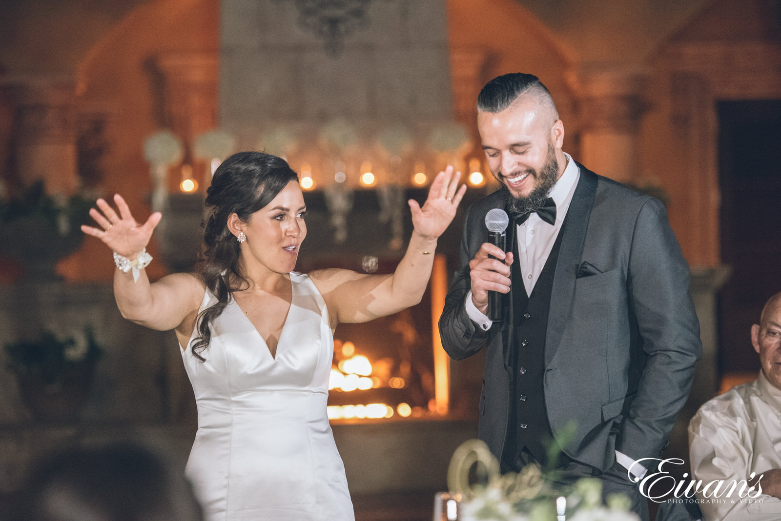 married man and woman dancing and singing