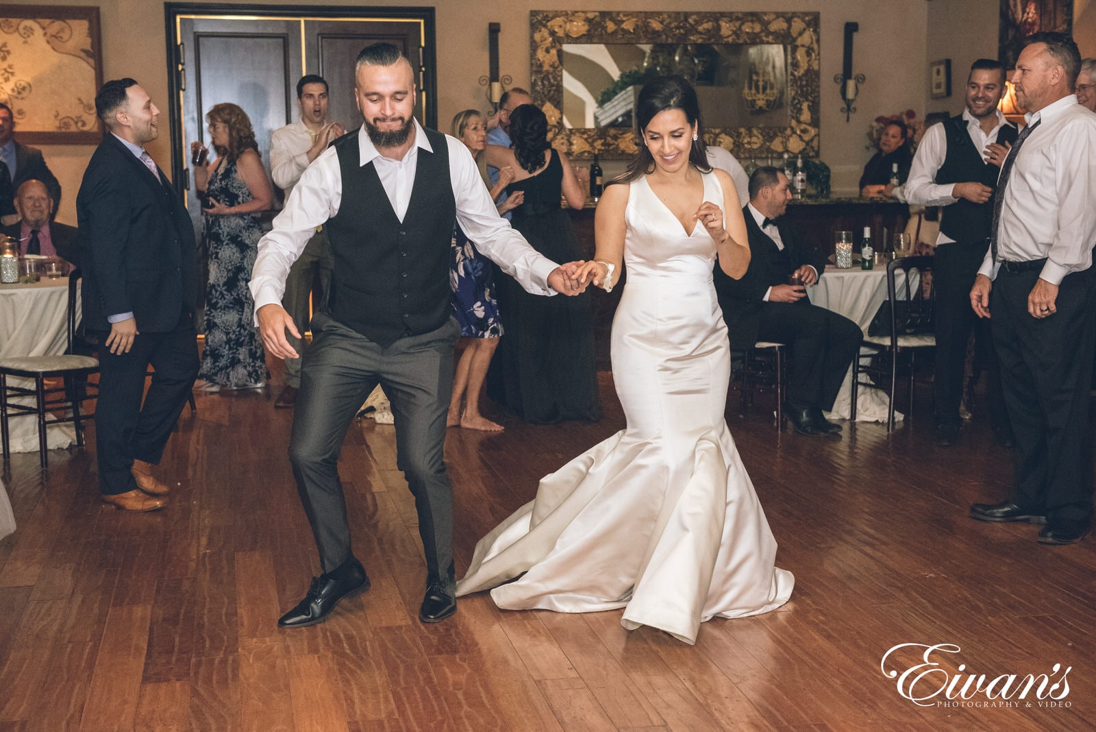 man and woman dancing