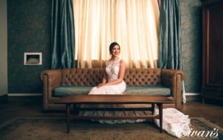 image of a woman in a white dress on her wedding day