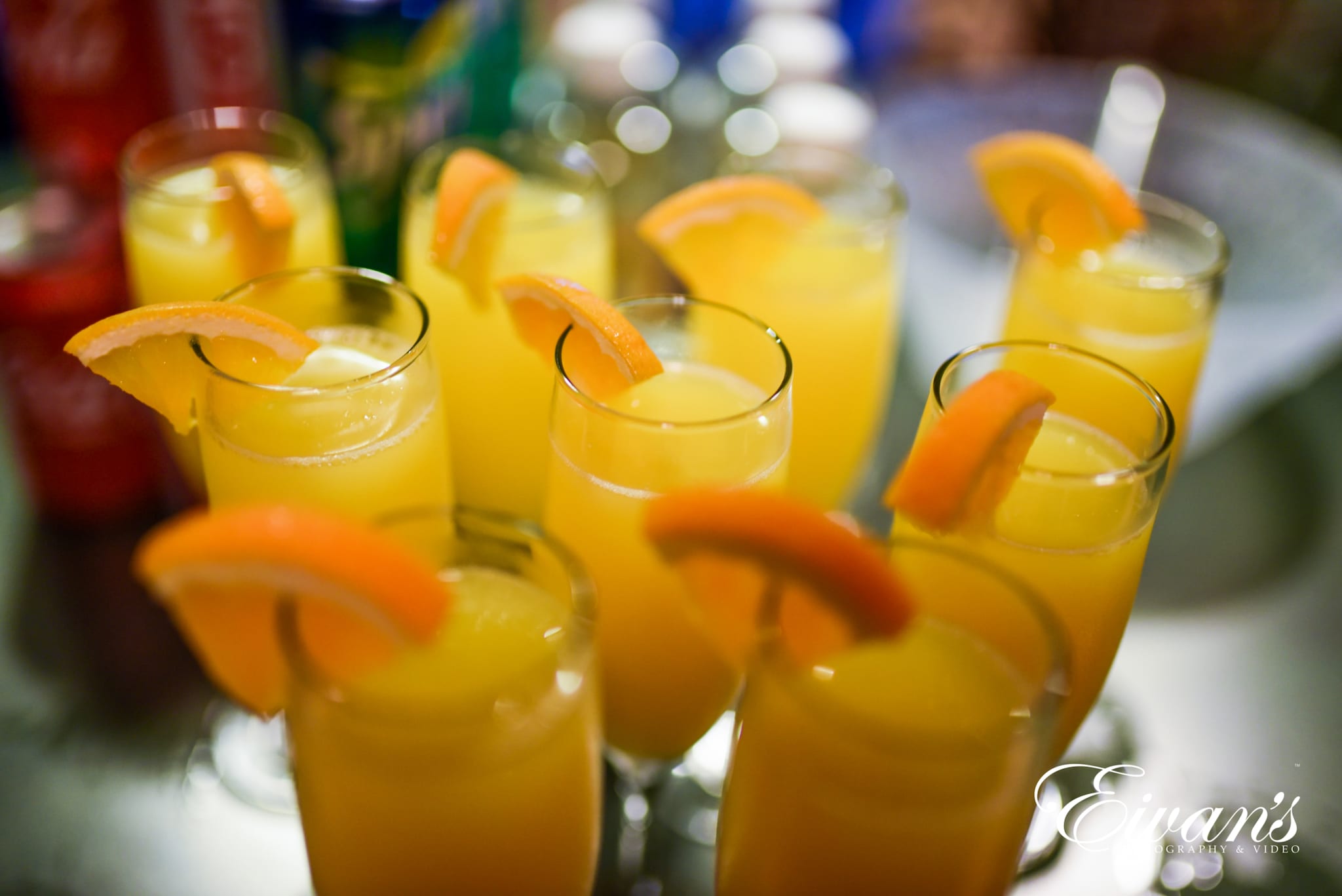 image of glasses of orange juice