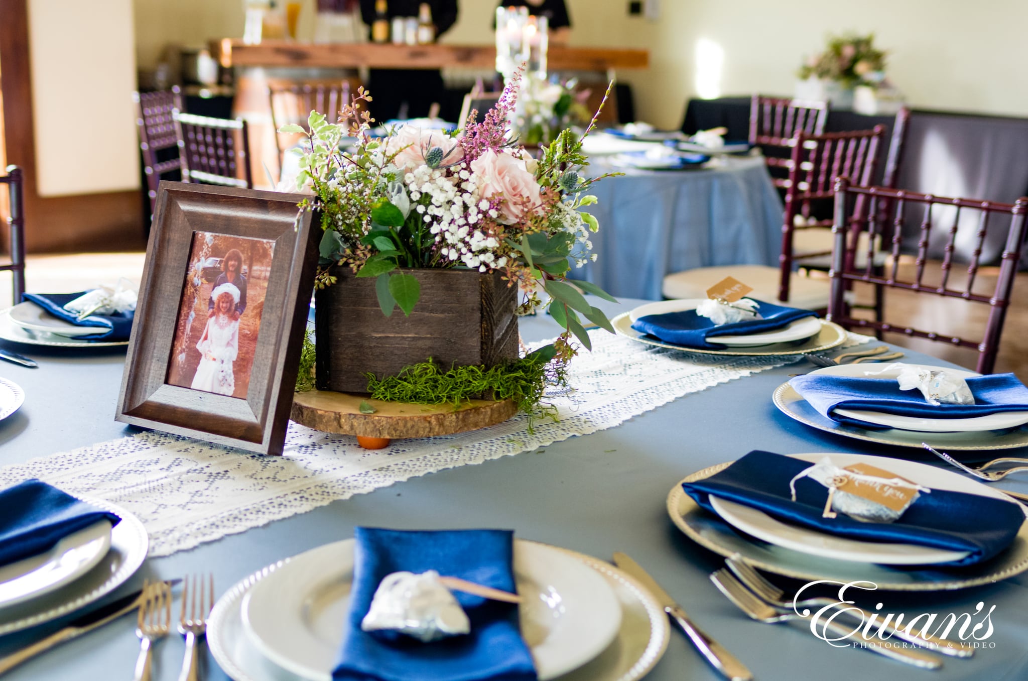 close of image of a table setting