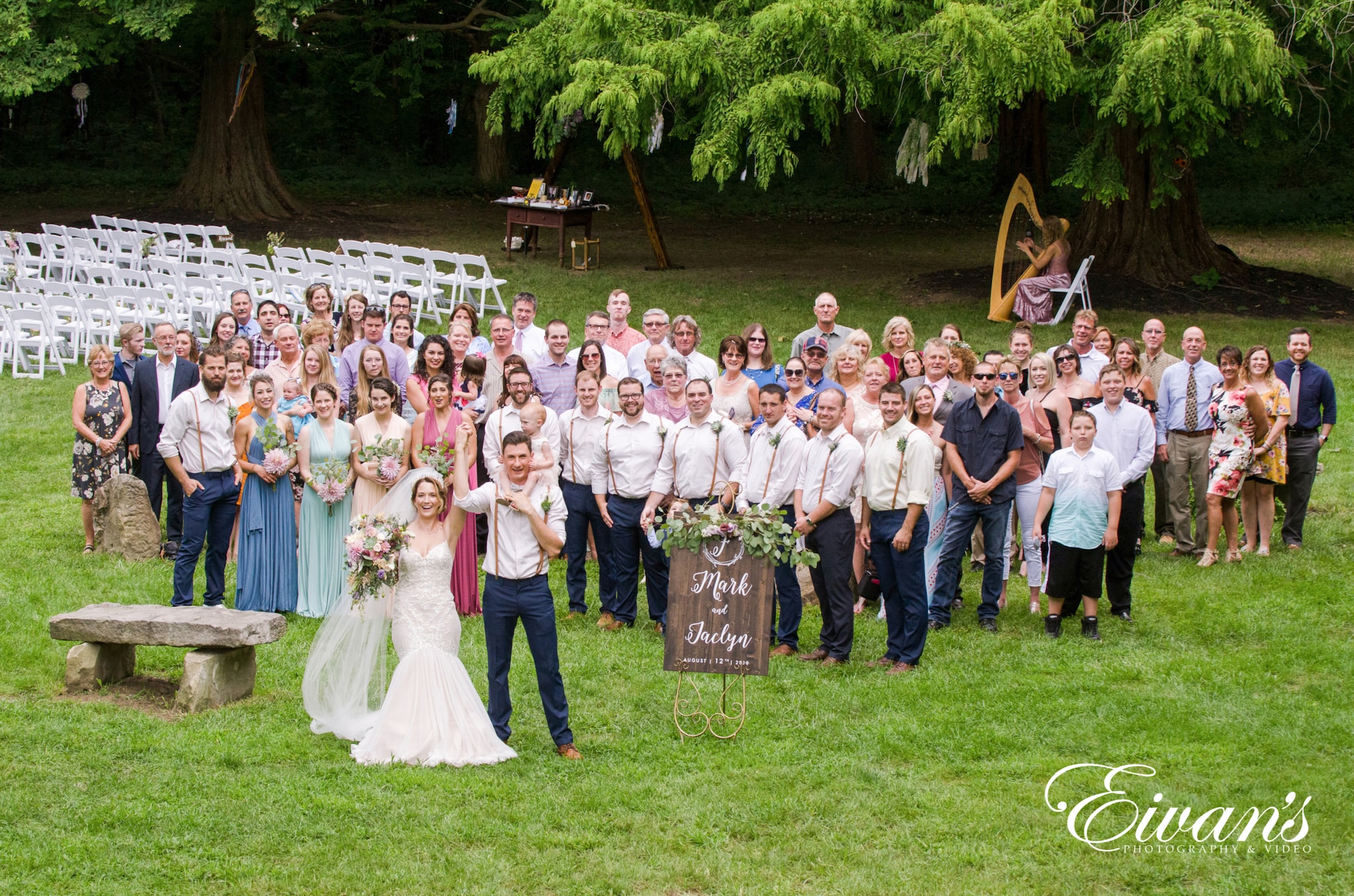 image of couple leaving their wedding ceremony