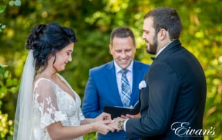 image of a bride and groom getting married