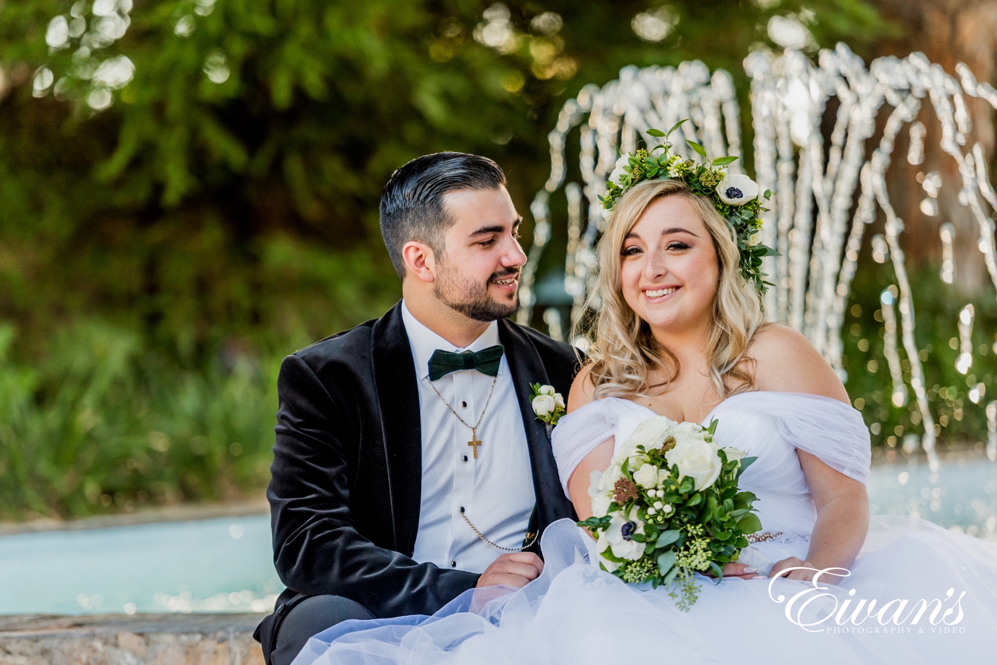 image of a bride and groom