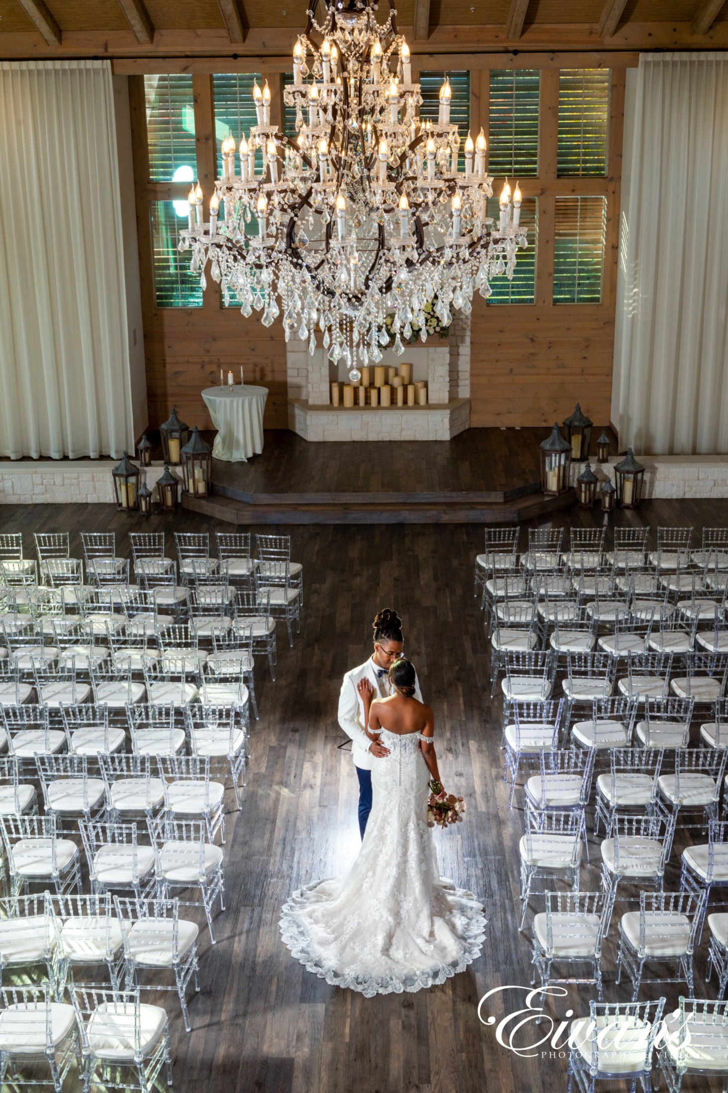 image of a married couple at their wedding venue