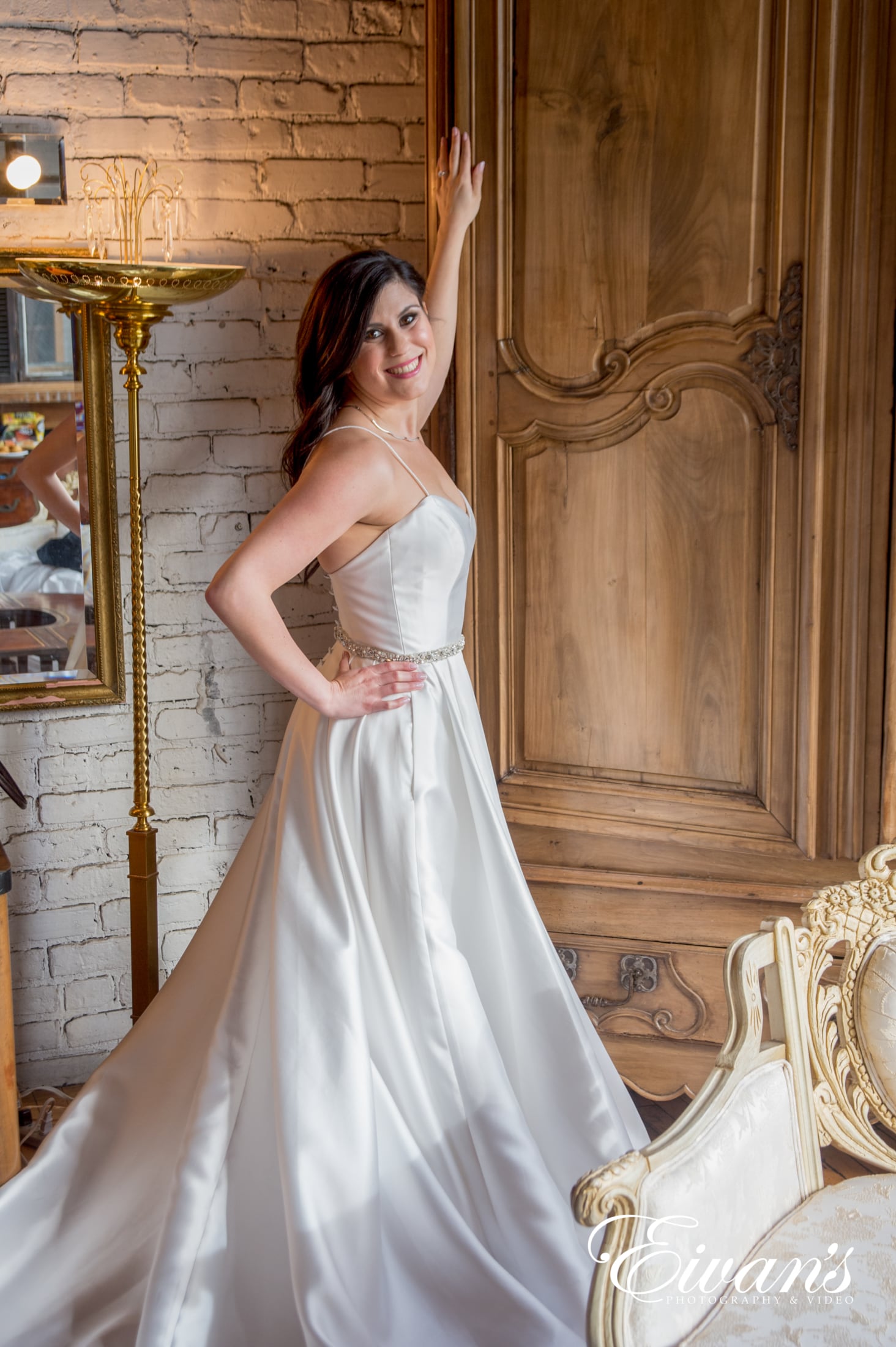 image of a bride in her bridal room