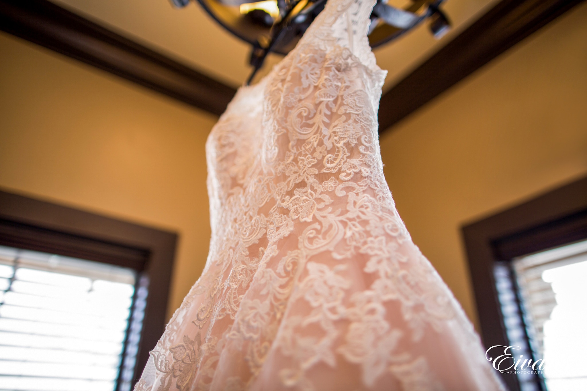 bridal white orange wedding gown