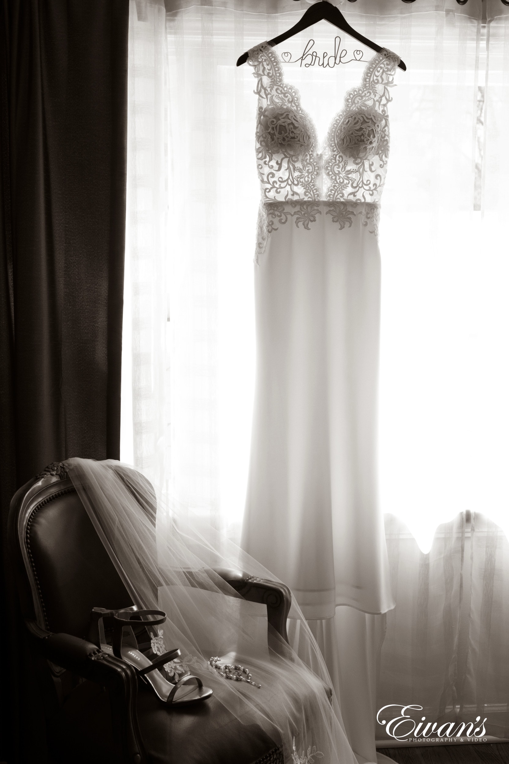white wedding dress