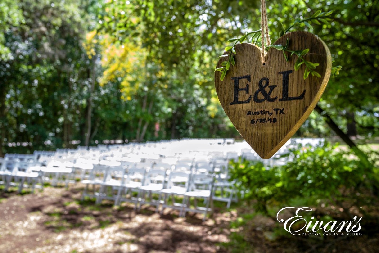 brown wooden heart shaped hanging ornament