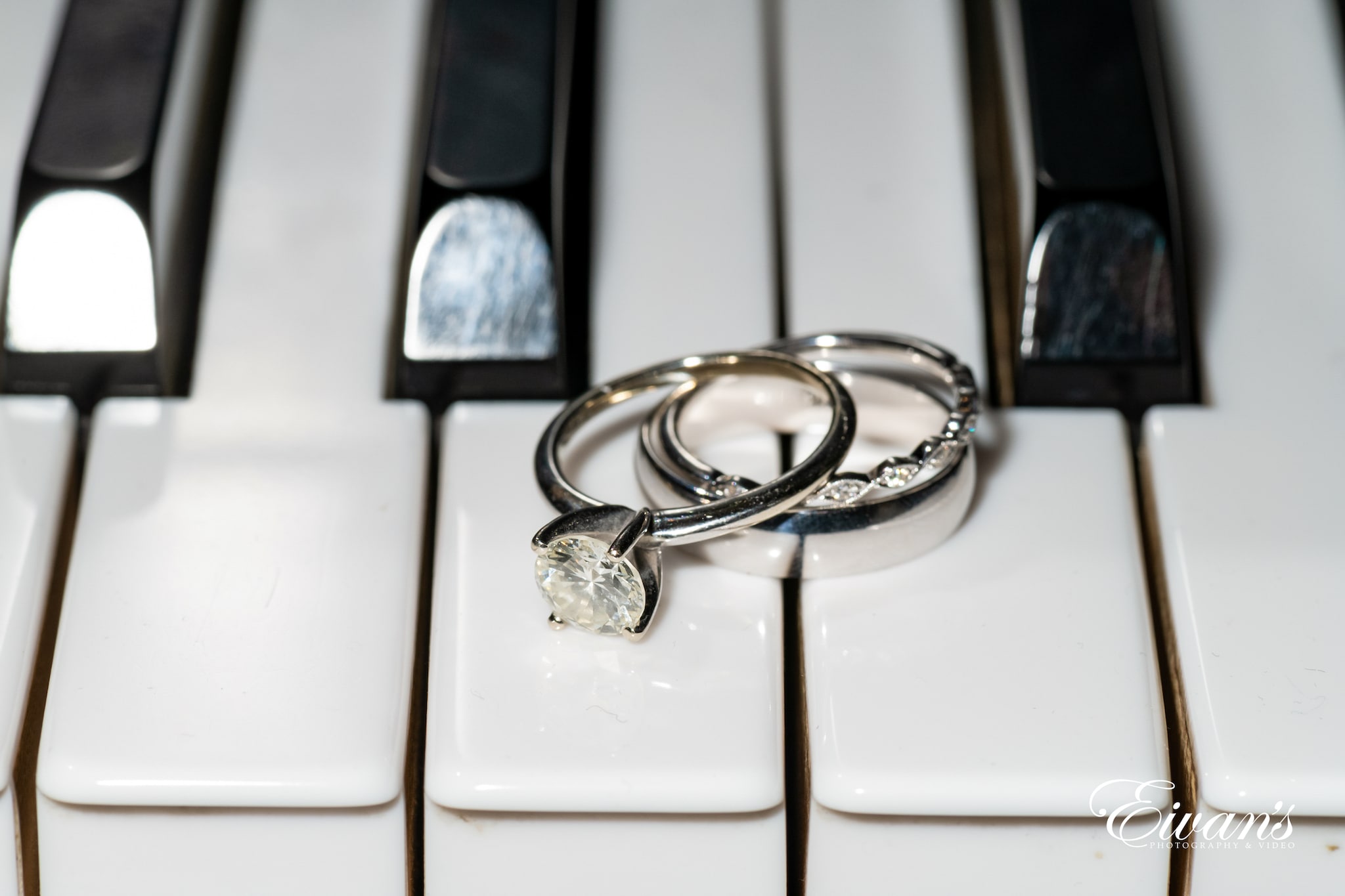 silver ring on white surface