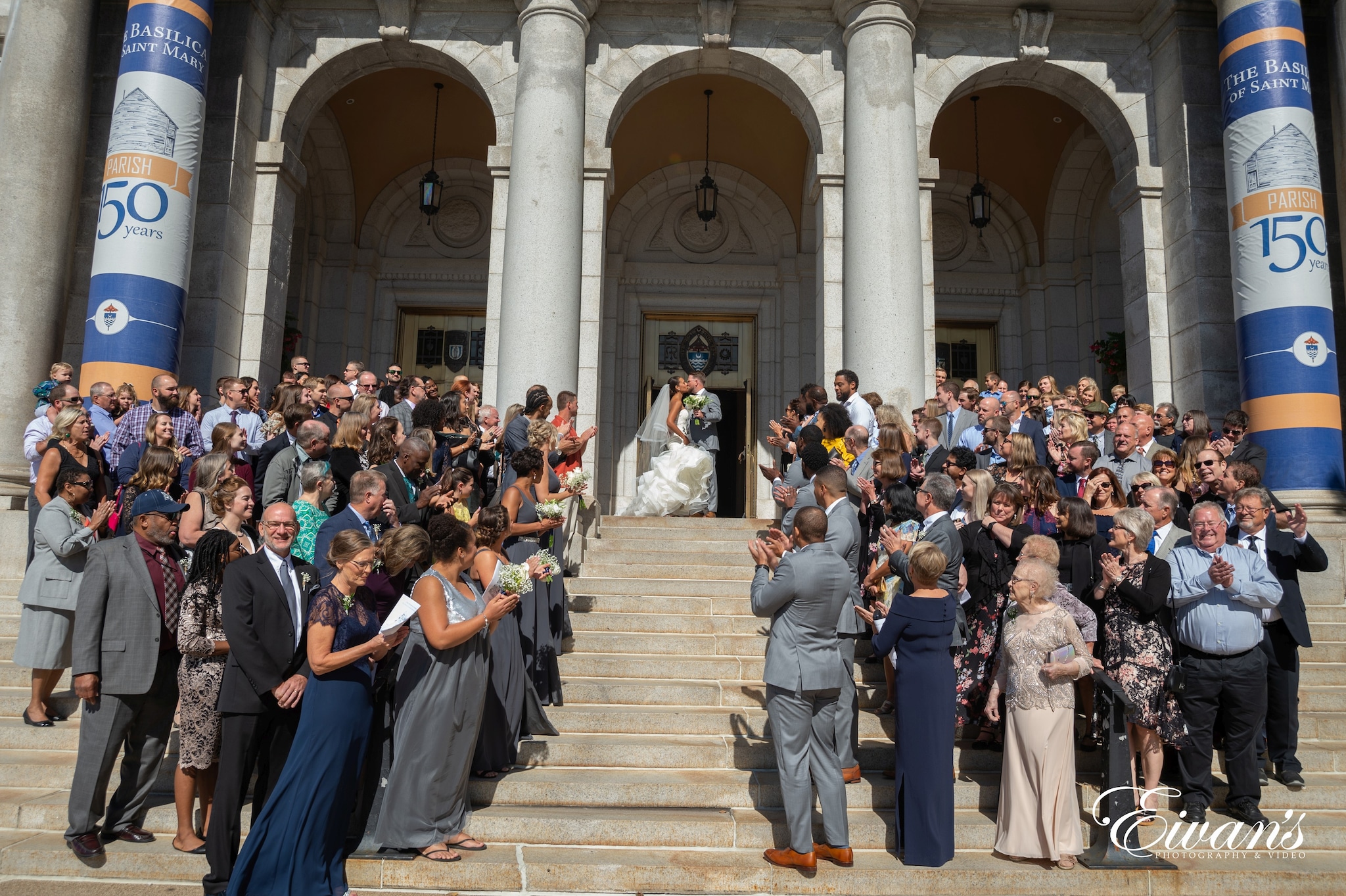 people sitting on stairs during daytime