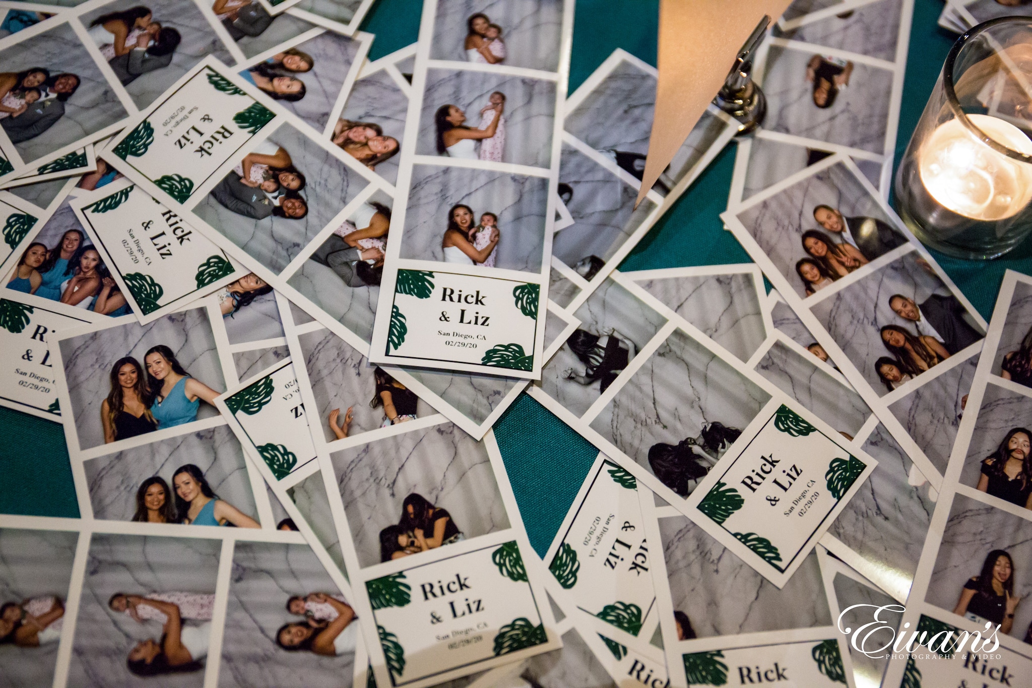 white and green cards on brown wooden table